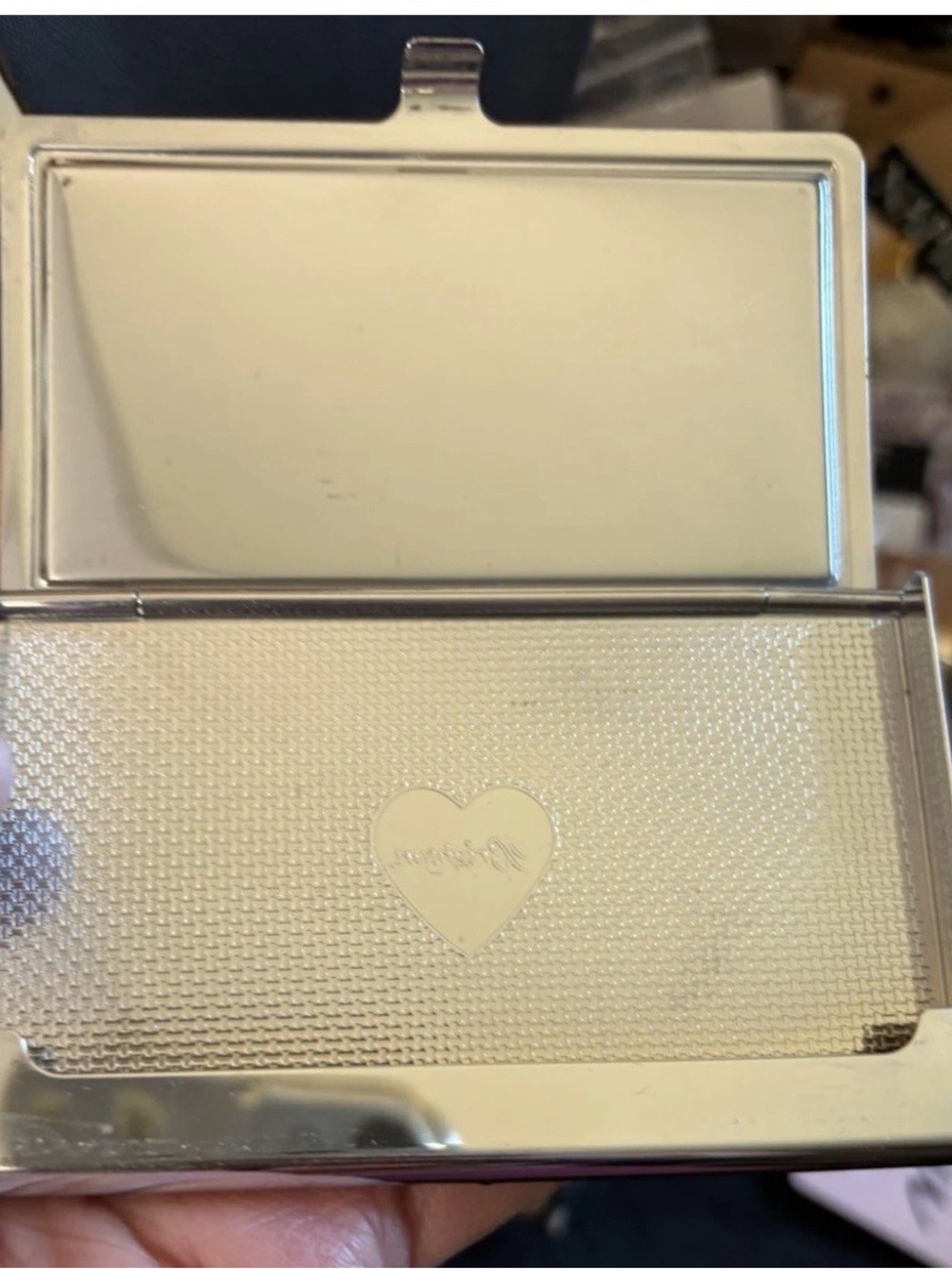 Brighton EUC Vintage Kismet Card Case/Money holder in compact w/mirror &dust bag - Picture 10 of 10